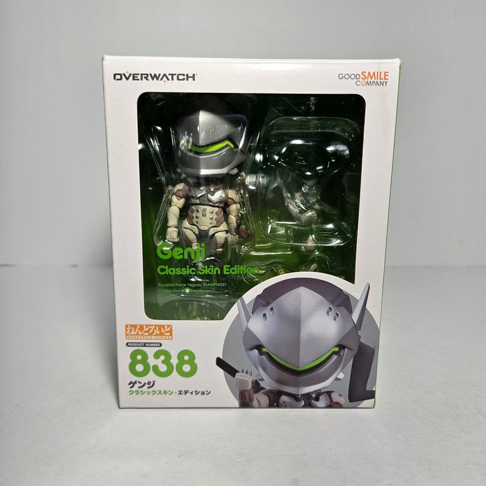 Good Smile Overwatch Genji Nendoroid 838 Classic Skin Edition Incomplete
